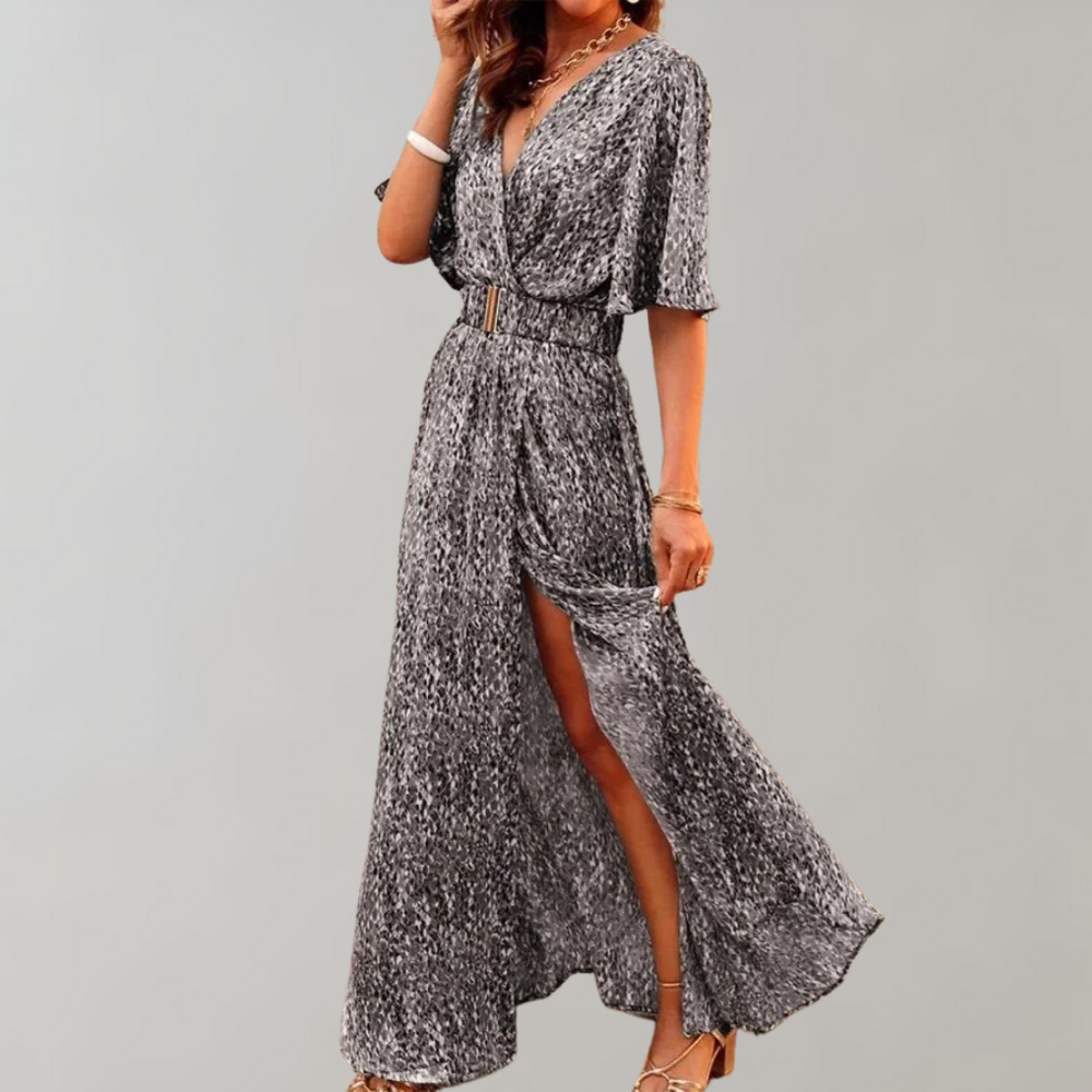 Olivia | Women's Chiffon Maxi Dress for Wedding Guests foto 1
