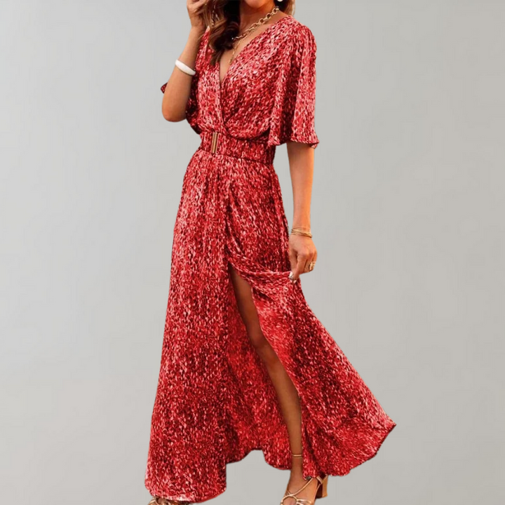 Olivia | Women's Chiffon Maxi Dress for Wedding Guests foto 7