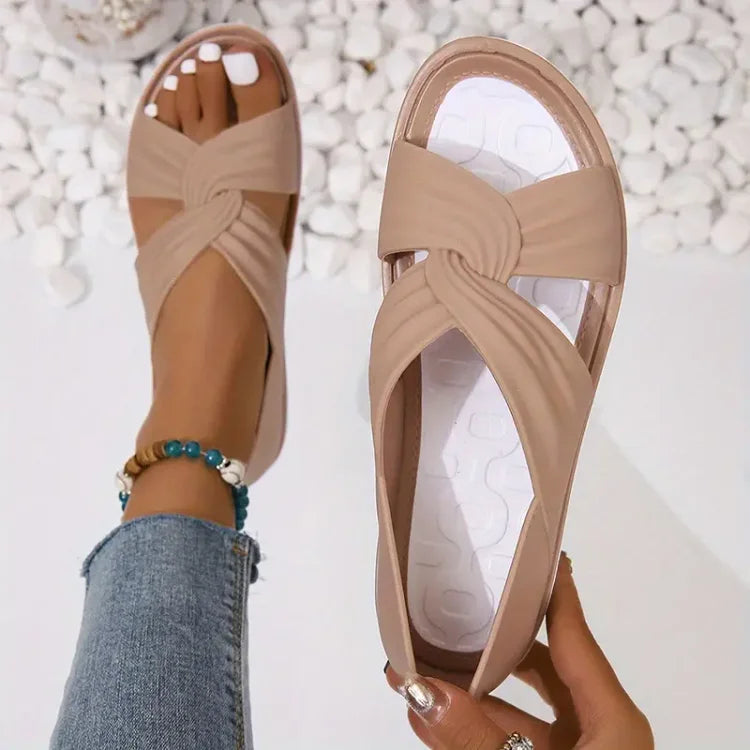 Bequeme Orthopädische Zehensandalen Orthopedic Sandals in Beige