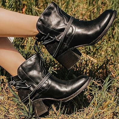 Boho Women's Ankle Boots in Leather (3)