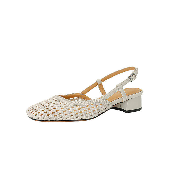 Braided Slingback Sandals for Women Lune London (5)