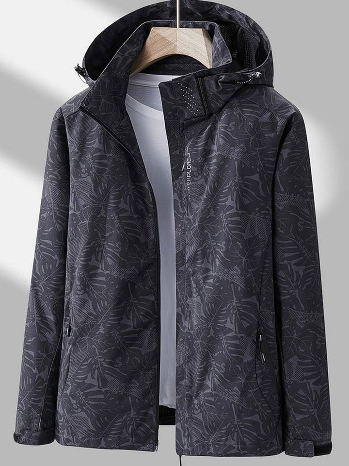 Casual Waterproof Jacket for Women's Autumn Adventures in Black