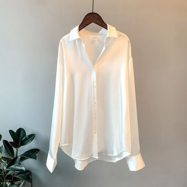 Cindy Button-Down Office Blouse Foto 3