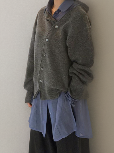 Clem Comfy Chunky Knit Cardigan Foto 2