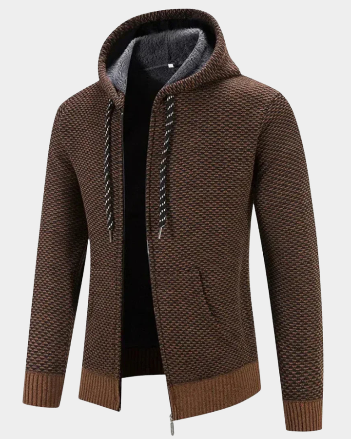 Comfortable Men's Christmas Jumper for Casual Wear in Brown