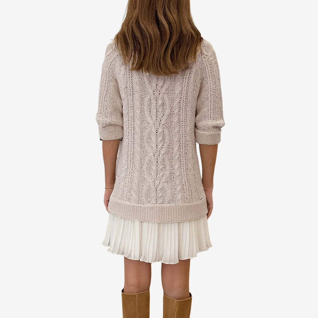 Cosy Knitted Jumper Dress for Women (3)
