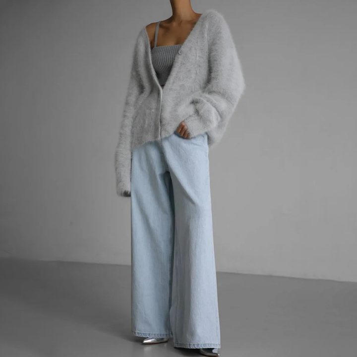 Dinah Soft Cardigan in Natural Tones Foto 9