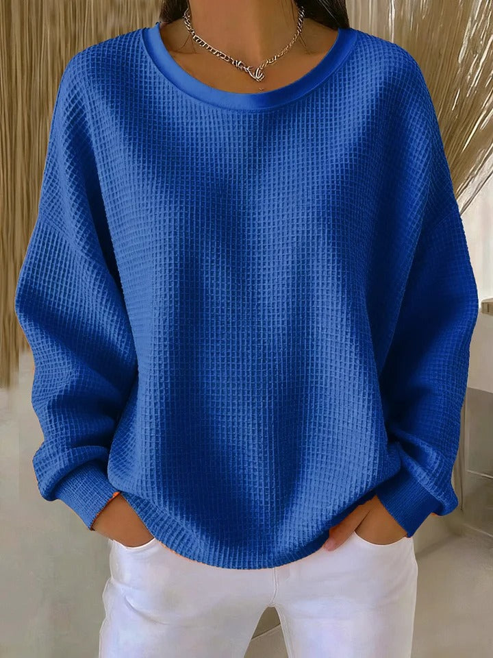 Effortless Everyday Pullover in Blue