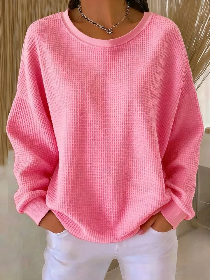 Effortless Everyday Pullover in Pink