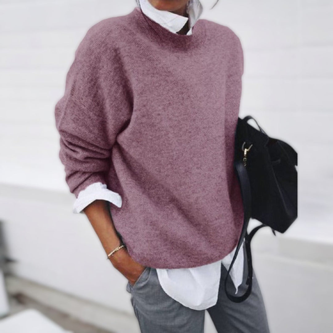 Effortless Luxury Pullover in Pink