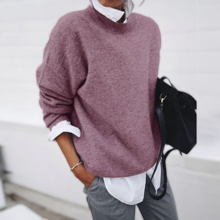 Effortless Luxury Pullover in Pink