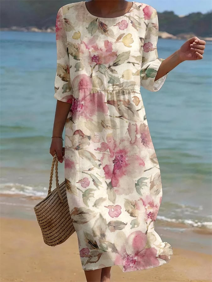 Elegantes Musterkleid Beach dress