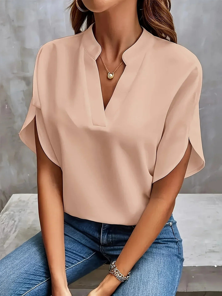 Fifi Blouse with V-Neck and Split Sleeves Foto 6