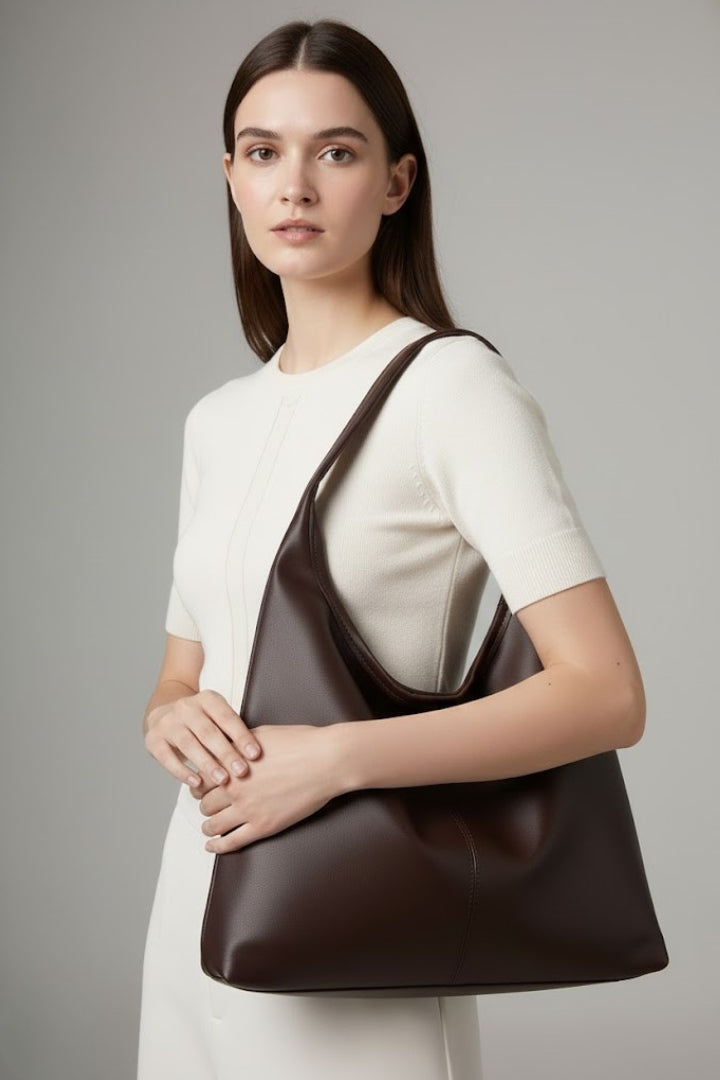 Fleur Classic Tote Bag in Faux Leather Foto 5
