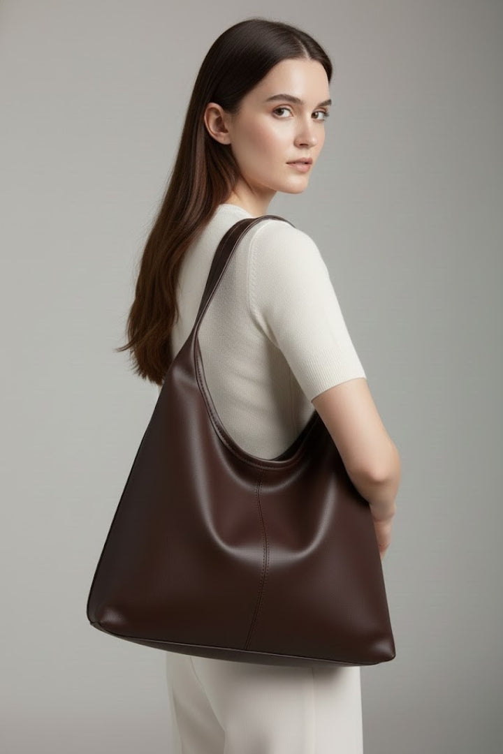 Fleur Classic Tote Bag in Faux Leather Foto 6