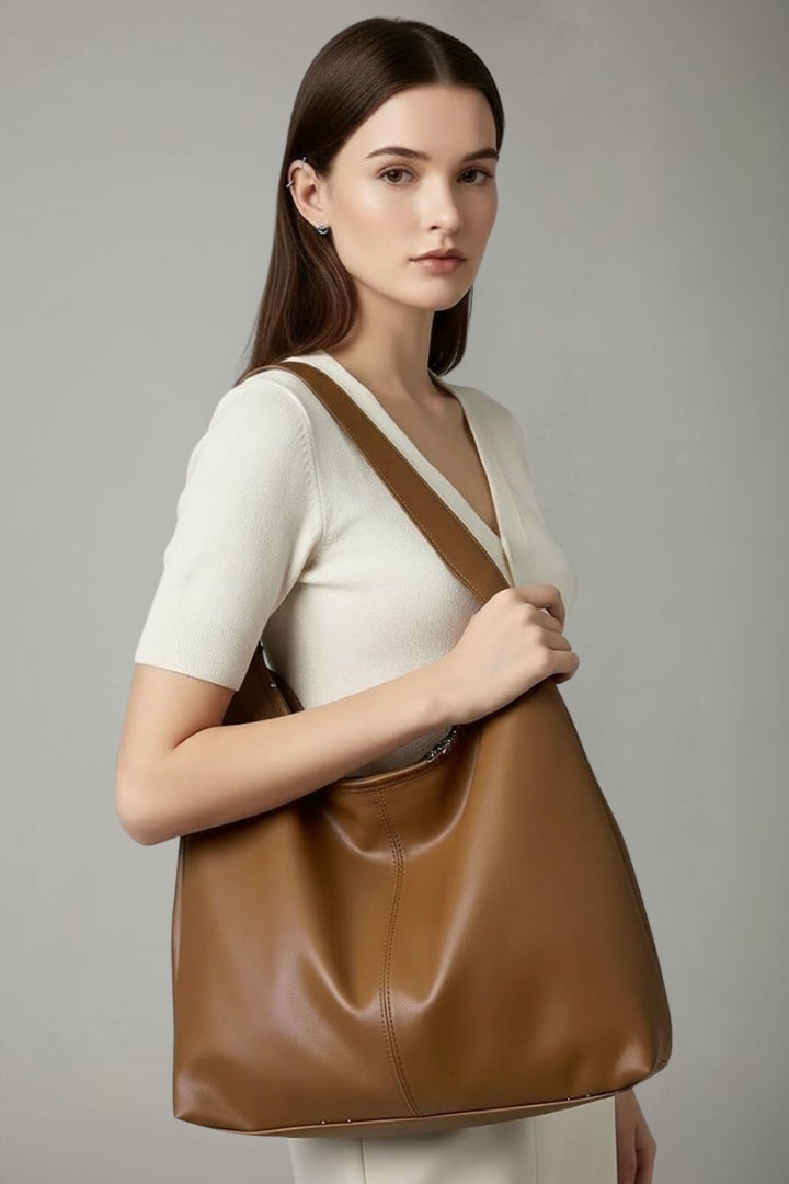Fleur Classic Tote Bag in Faux Leather Foto 9
