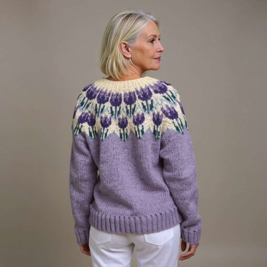 Flo Nordic Cardigan in a Vintage Style Foto 2