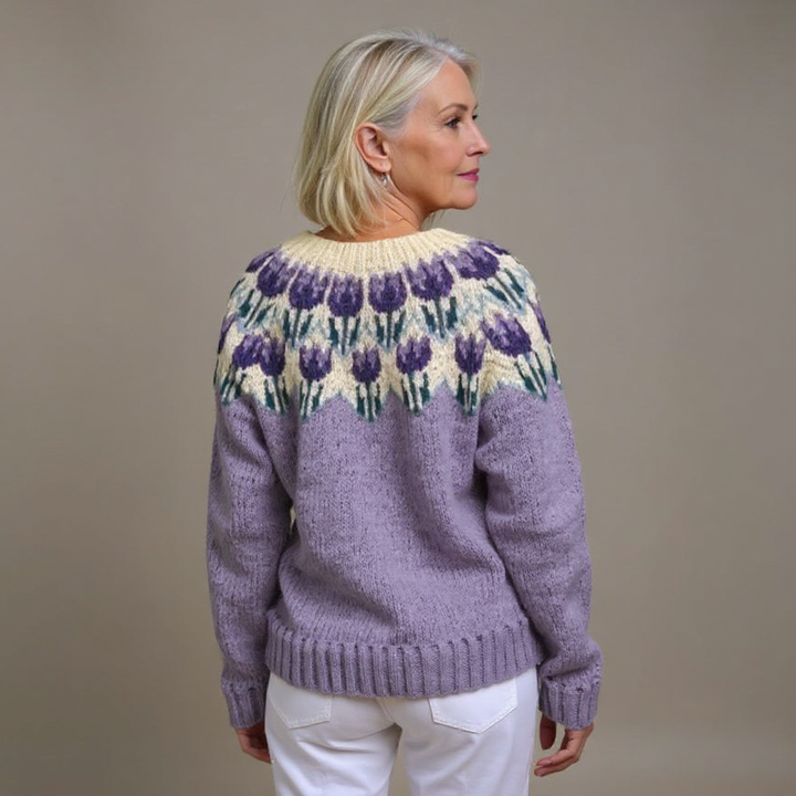 Flo Nordic Cardigan in a Vintage Style Foto 2