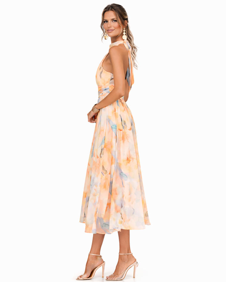 Flowing Linen Maxi Dress for Summer (3)