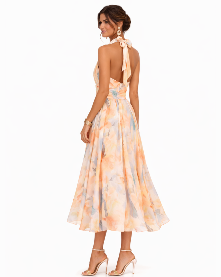 Flowing Linen Maxi Dress for Summer (4)