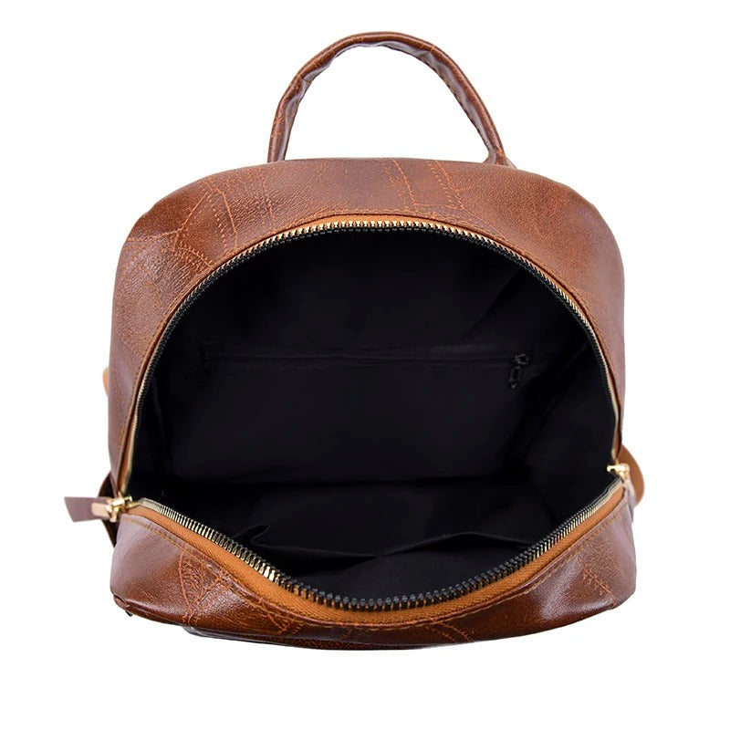 Fran Leather Backpack in a Smooth Design Foto 2
