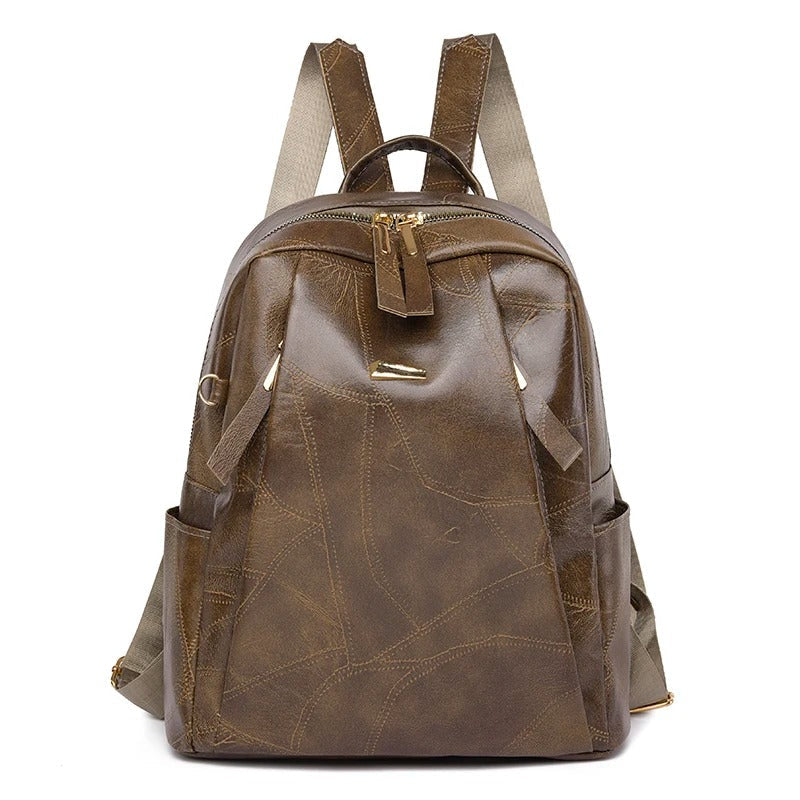 Fran Leather Backpack in a Smooth Design Foto 4