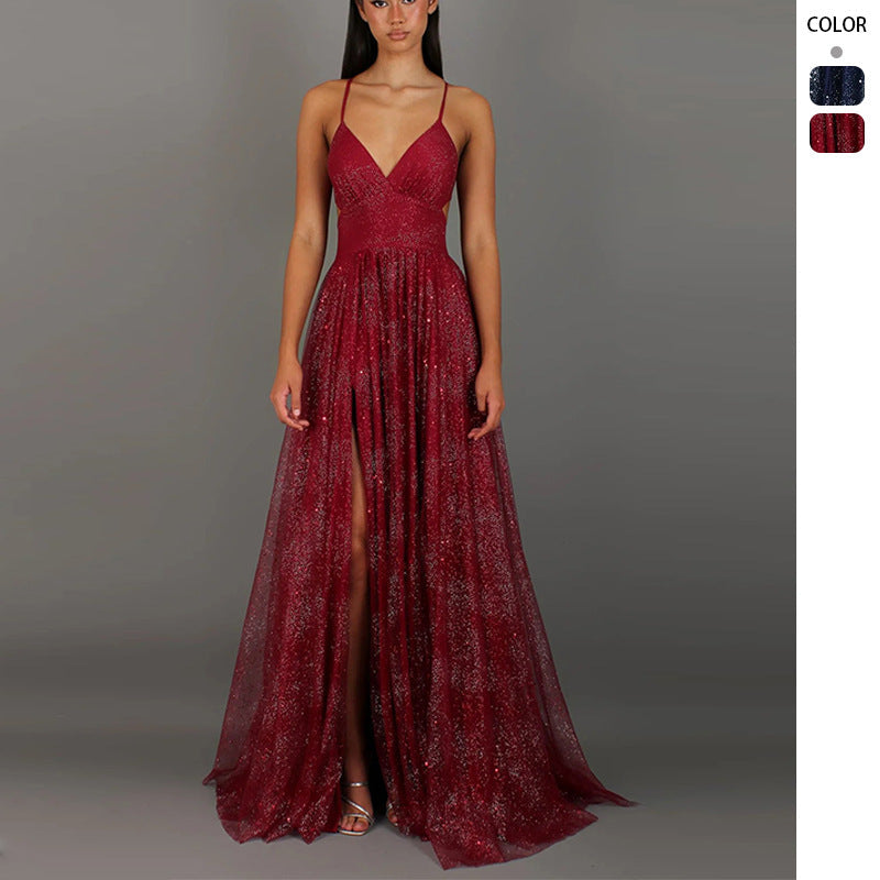 Gabriella A-Line Evening Dress with Spaghetti Straps Foto 1