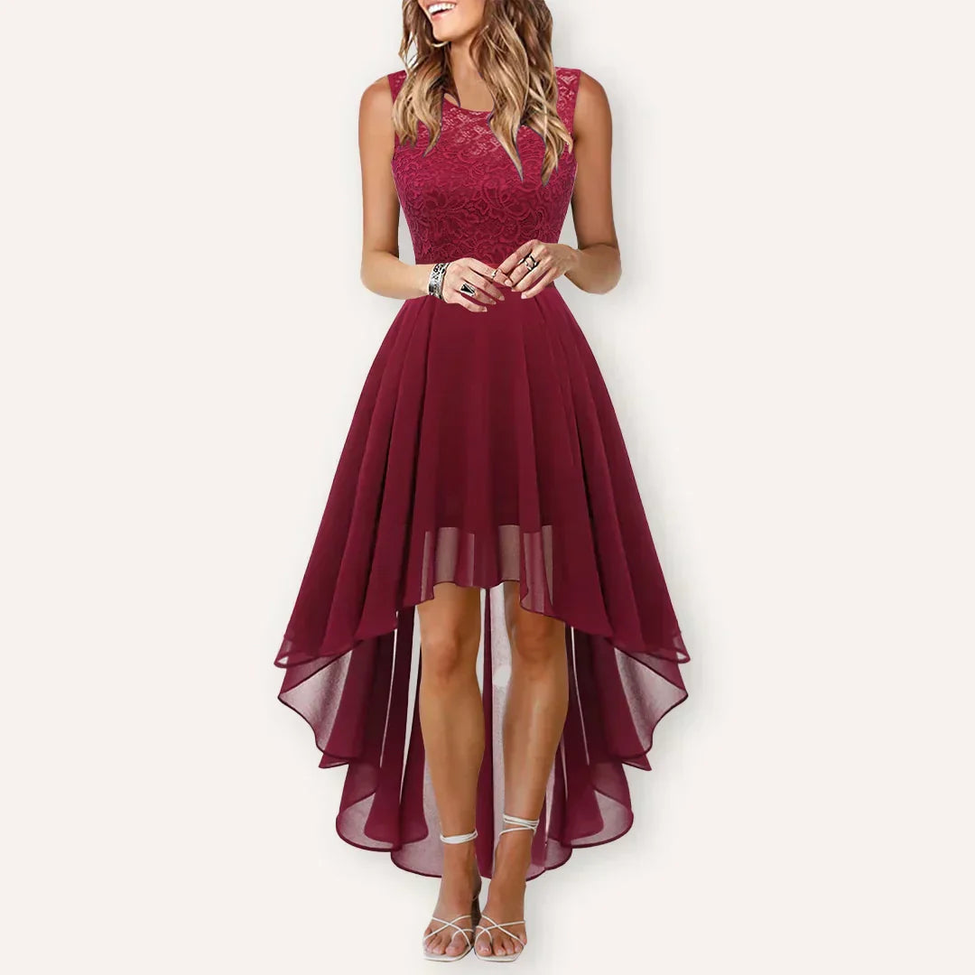 Isabella High-Low Wedding Guest Dress Foto 3