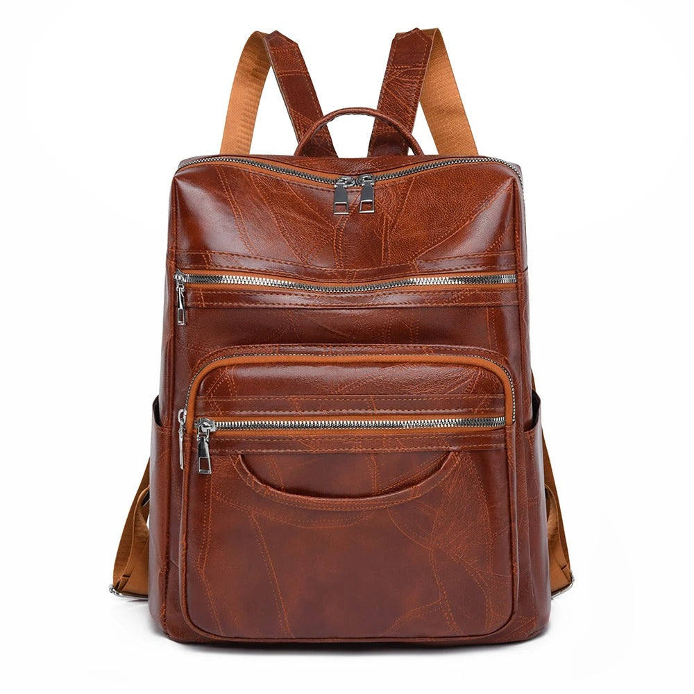 Joan Elegant Leather Backpack Foto 1