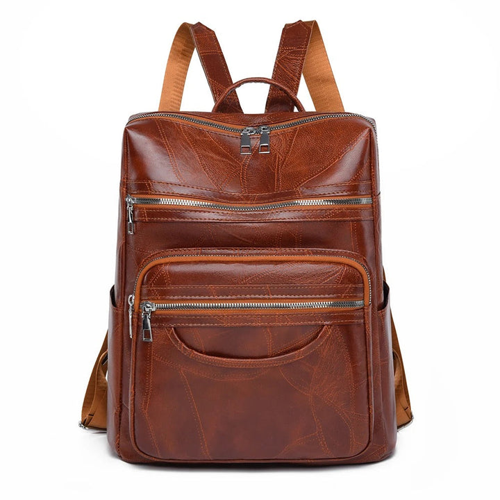 Joan Elegant Leather Backpack Foto 1