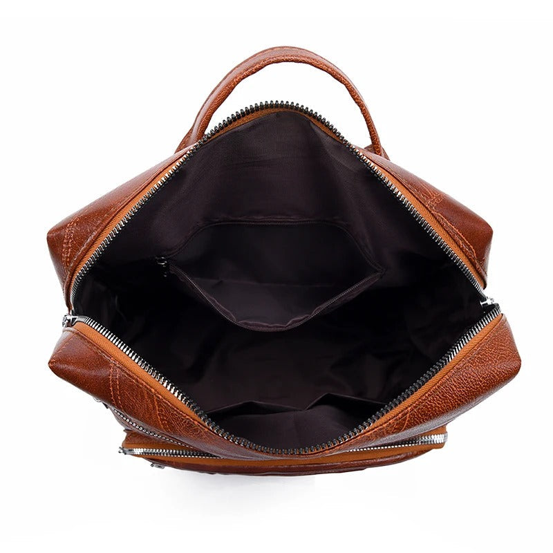 Joan Elegant Leather Backpack Foto 2