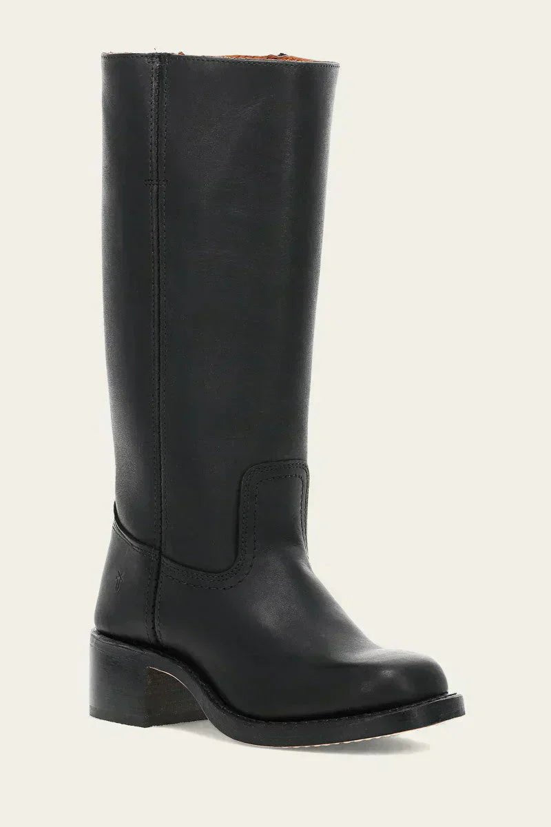 Leather-Look Block-Heel Knee-High Boots for Women (12)