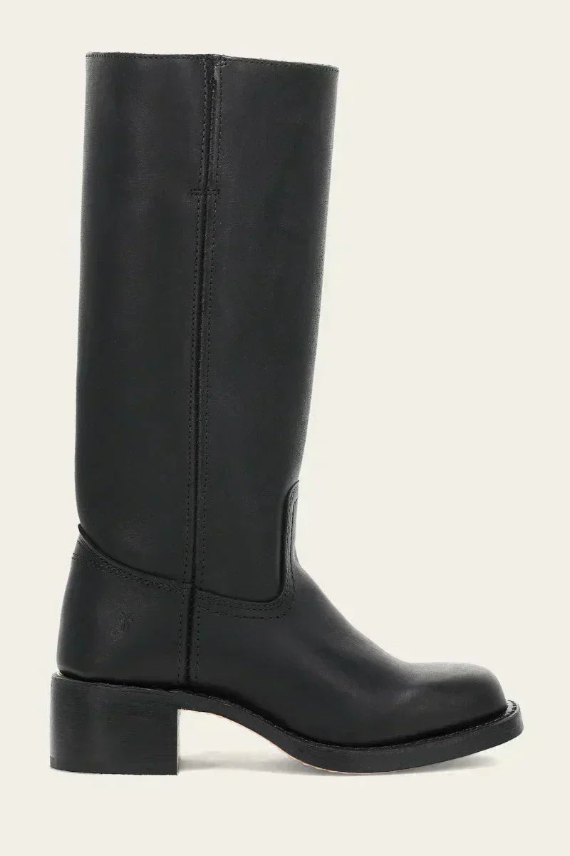Leather-Look Block-Heel Knee-High Boots for Women (13)
