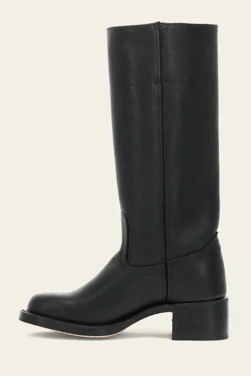 Leather-Look Block-Heel Knee-High Boots for Women (14)