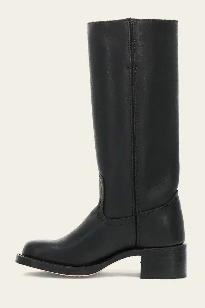 Leather-Look Block-Heel Knee-High Boots for Women (14)