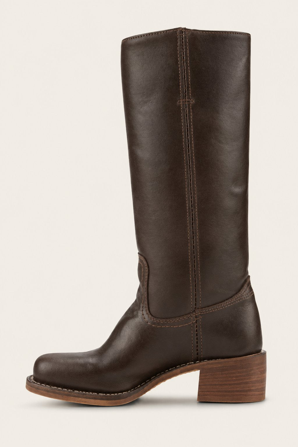 Leather-Look Block-Heel Knee-High Boots for Women (4)