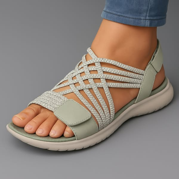 Leichte Orthopädische Sandalen Orthopedic Sandals in Green