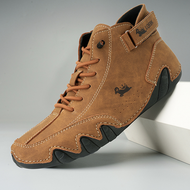 Lightweight Orthopedic Comfort Sneaker in Brown