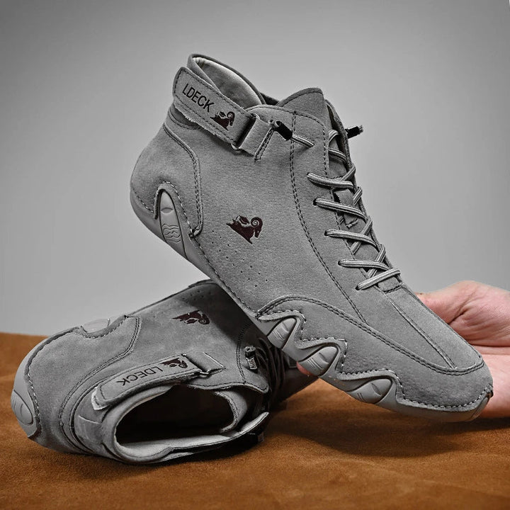 Lightweight Orthopedic Comfort Sneaker in Grey