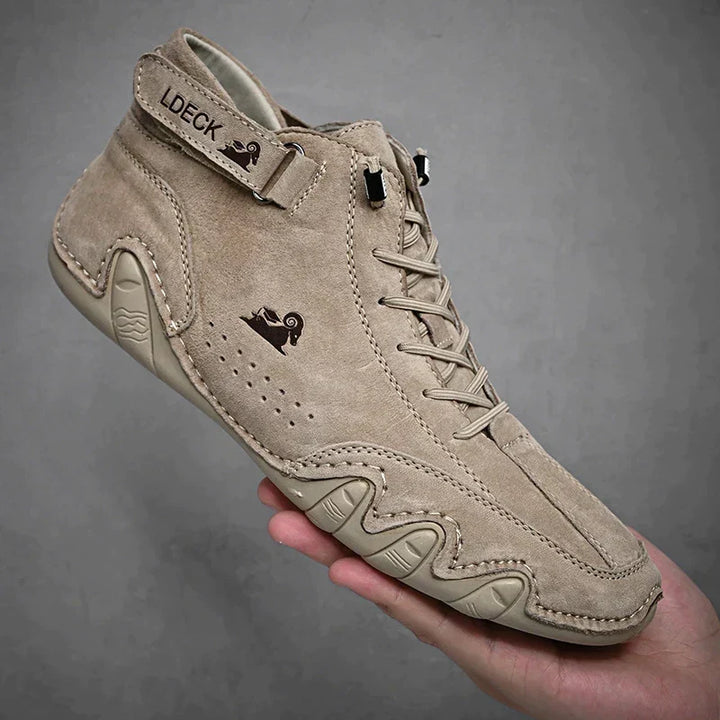 Lightweight Orthopedic Comfort Sneaker in Khaki