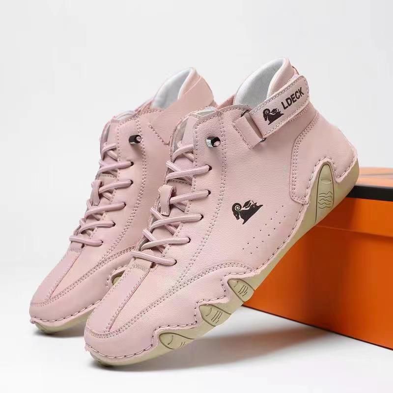 Lightweight Orthopedic Comfort Sneaker in Pink
