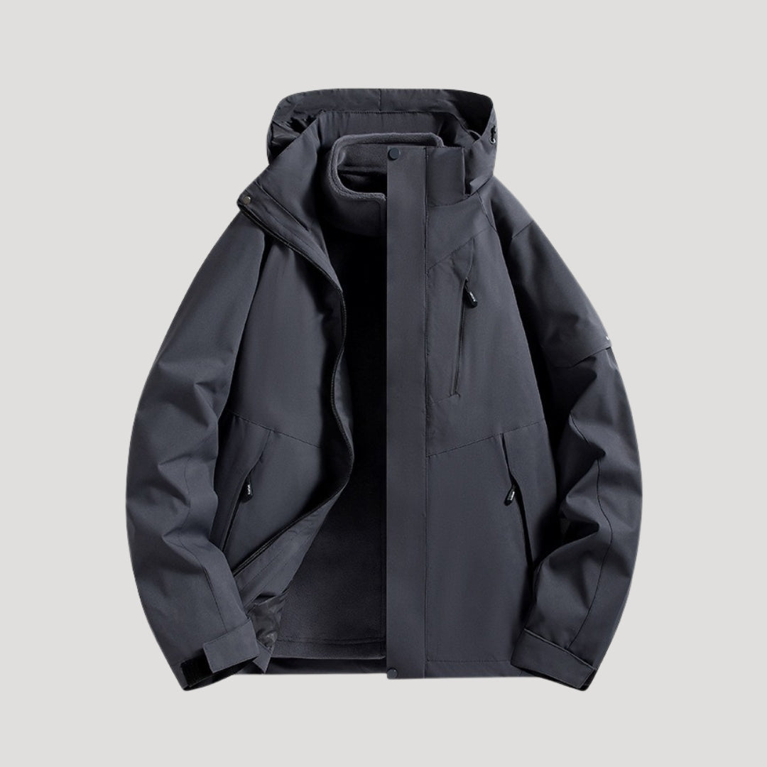 Lightweight Waterproof Winter Jacket for Women in Black
