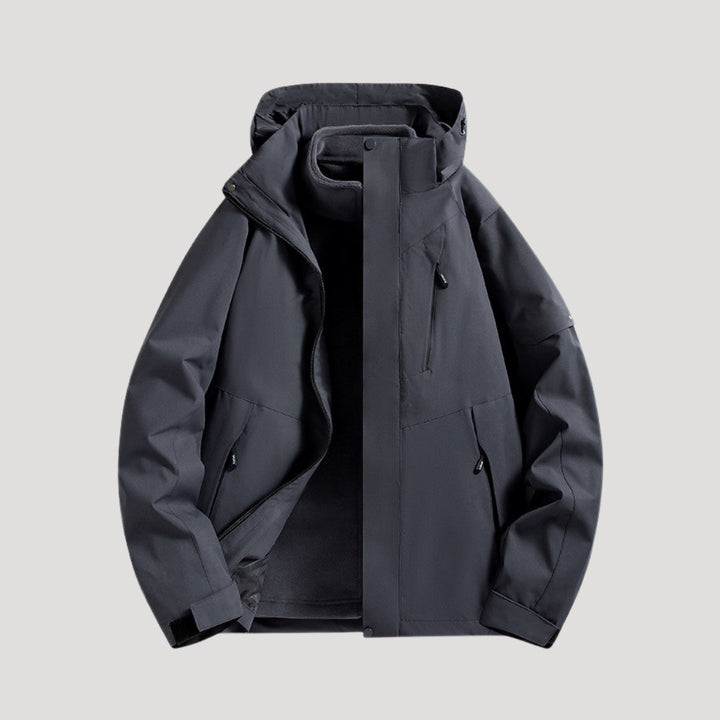 Lightweight Waterproof Winter Jacket for Women in Black