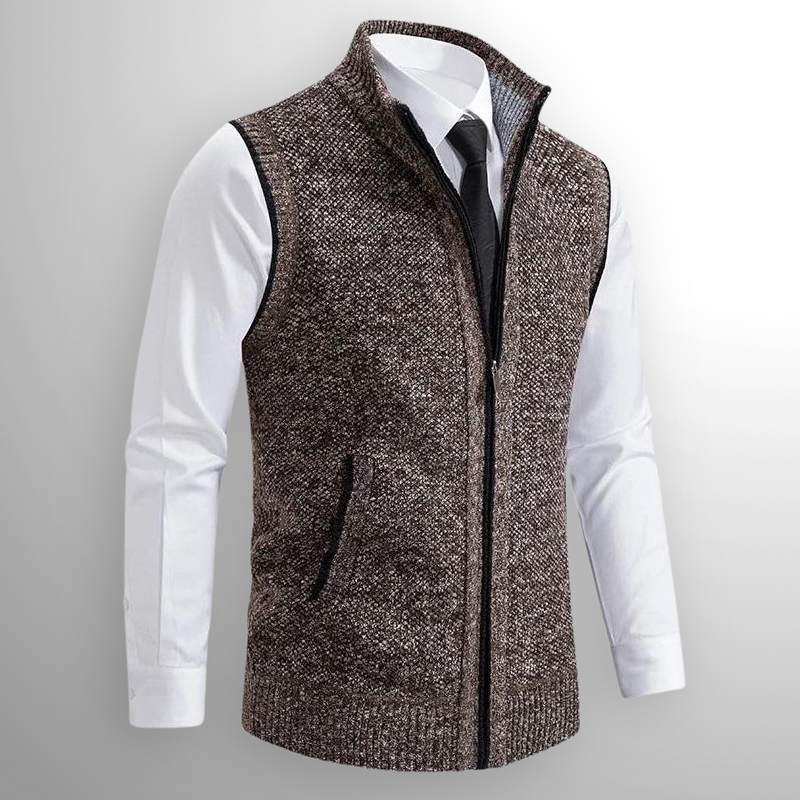 Long Cardigans for Women, Full Zip in Brown