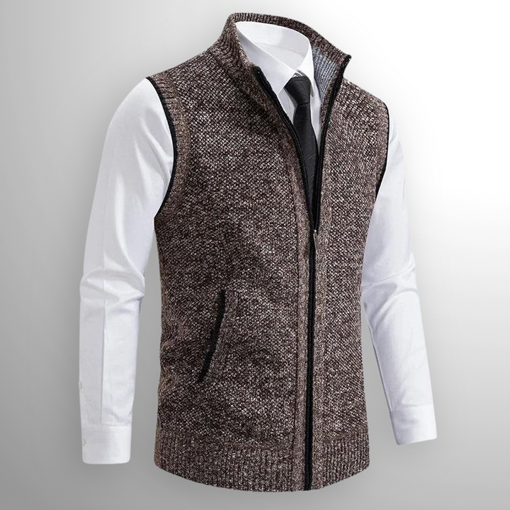 Long Cardigans for Women, Full Zip in Brown