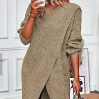 Harper | Long Knitted Dress for Women in Autumn