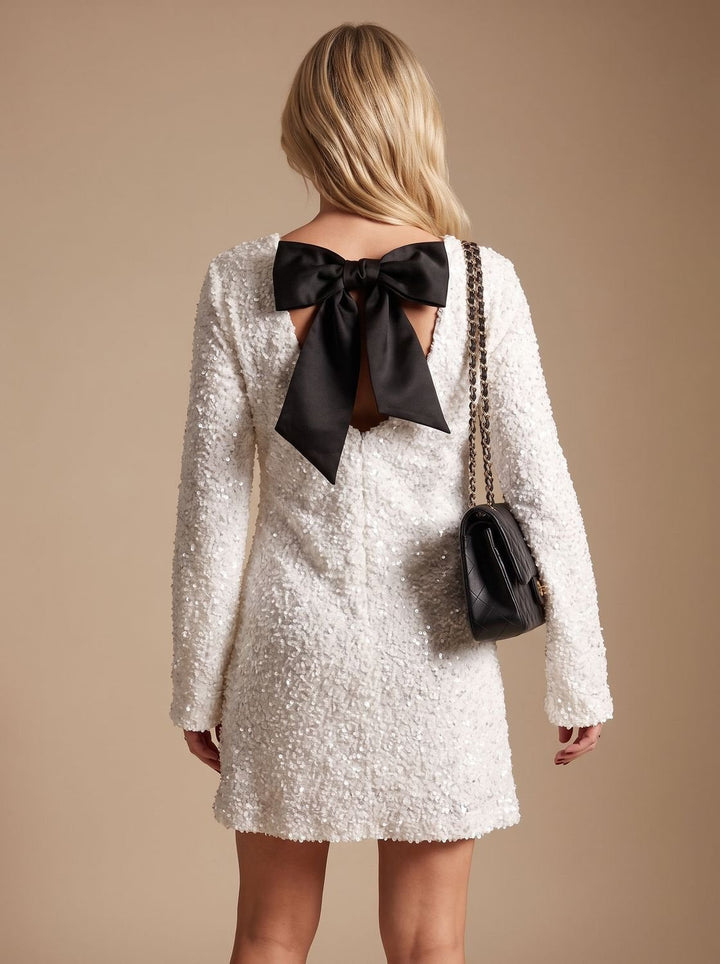 Long-Sleeve Mini Christmas Party Dress for Women (3)