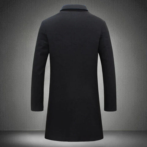 Long Tailored Men's Formal Autumn Jacket (2)