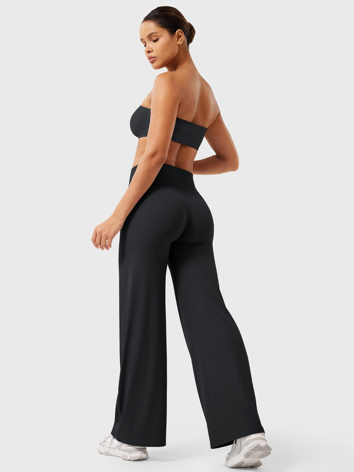 Mabel Wide-Leg Summer Trousers with High Waist Foto 8