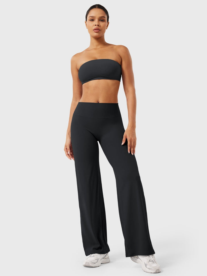 Mabel Wide-Leg Summer Trousers with High Waist Foto 9